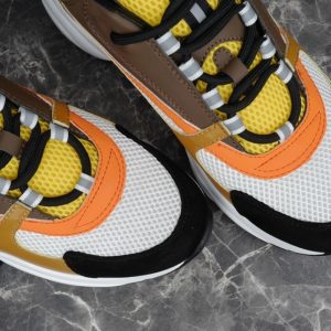 Dior B22 Yellow White Ebony Camel Sneaker Reps 5