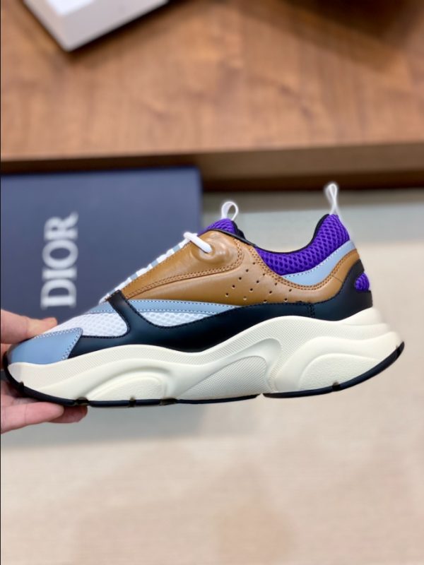 Dior B22 Violet Brown Beige Sneaker Reps 5