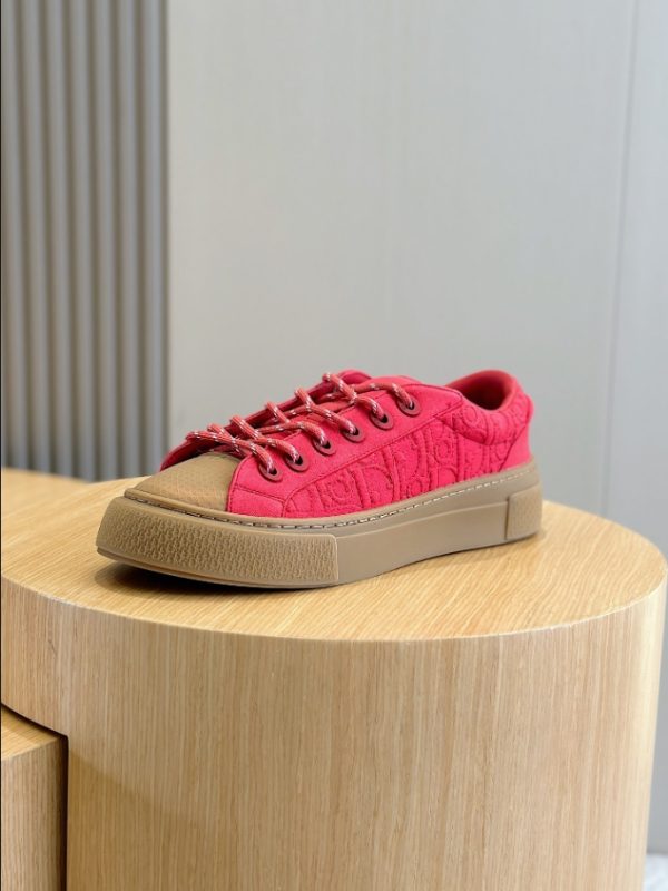 Dior x Stone Island Limited Edition Red Sneaker Reps 3