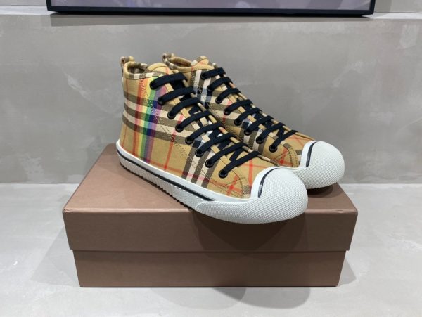 Burberry Rainbow Print High Top Sneaker Reps 6