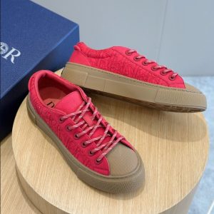 Dior x Stone Island Limited Edition Red Sneaker Reps 4