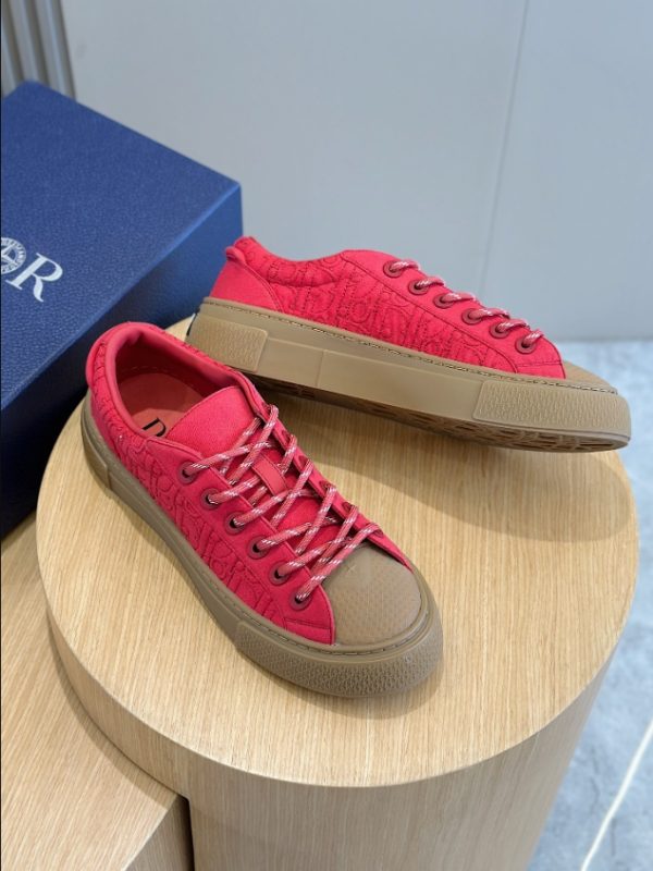 Dior x Stone Island Limited Edition Red Sneaker Reps 4