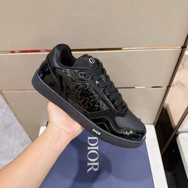 Dior B27 Black Patent Calfskin Sneaker Reps 5