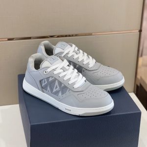 Dior B27 Low Dior Gray CD Diamond Sneaker Reps 6