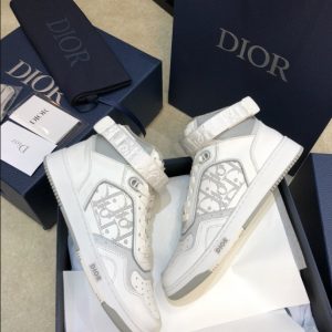 Dior B27 High ‘Dior Oblique Galaxy White’ Sneaker Reps 4