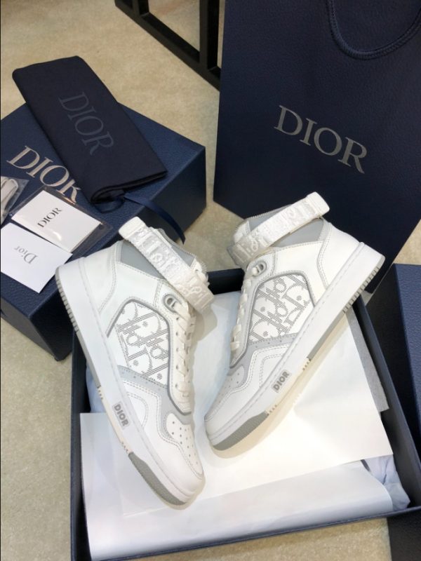 Dior B27 High ‘Dior Oblique Galaxy White’ Sneaker Reps 4