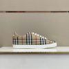 Burberry Vintage Check Leather Beige Sneaker Reps