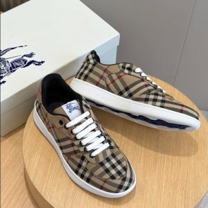 Burberry Rangleton Check Birch Light Brown Sneaker Reps 6